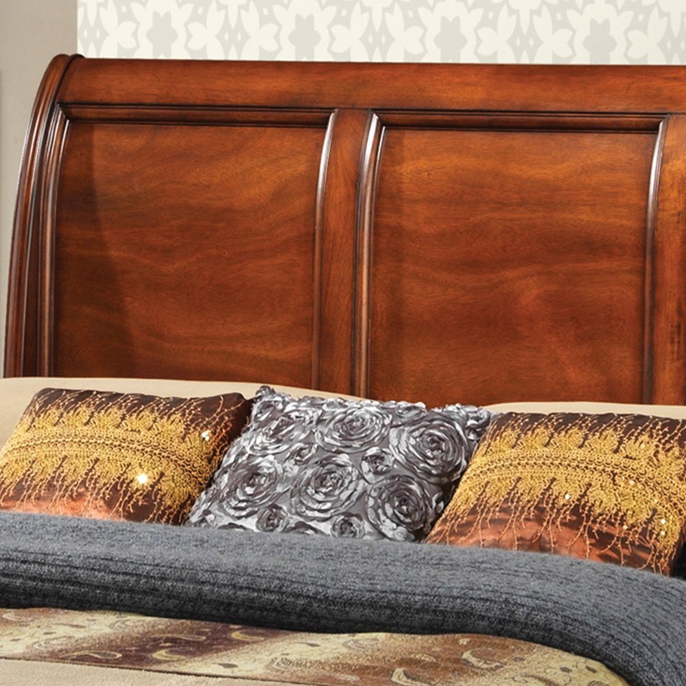 Glory Furniture LaVita King Storage Bed in Oak Color. Picture 11