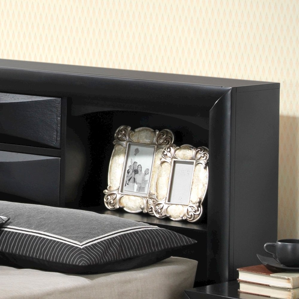 Glory Furniture Marilla King Storage Bed in Black Color. Picture 6