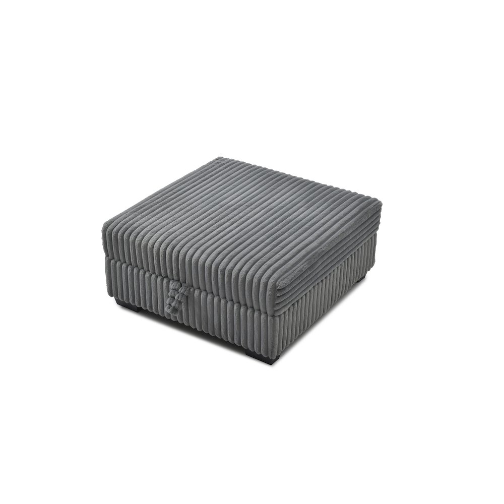 Teddy Ottoman - GRAY. Picture 4
