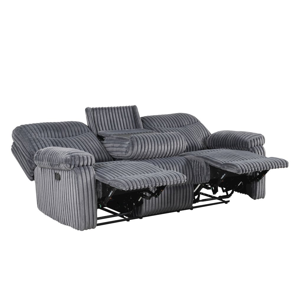 Glory Furniture Comfy Sofa, Gray Color. Picture 5