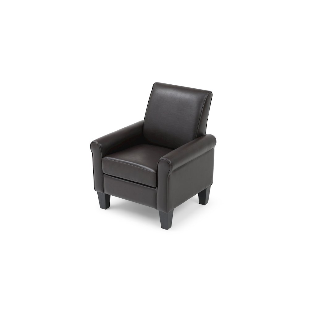 Glory Furniture Vineland Chair, Dark Brown. Picture 3