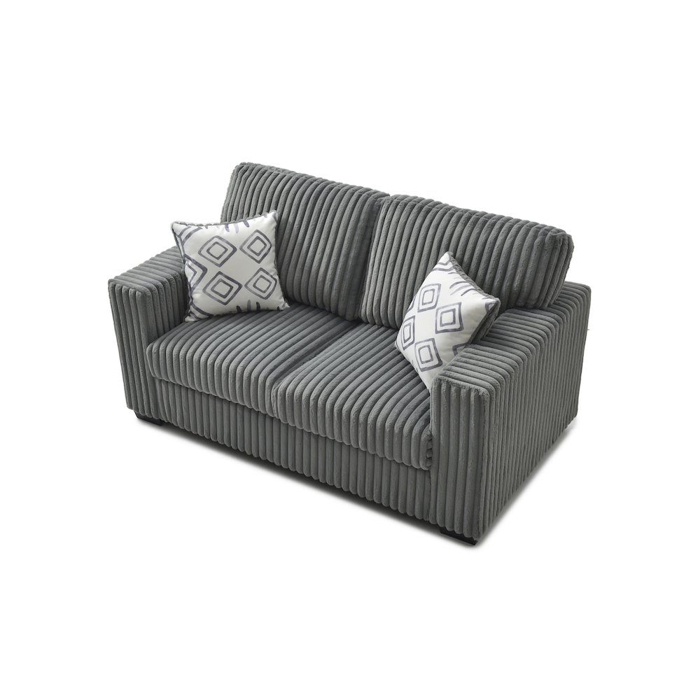 Teddy Loveseat - GRAY. Picture 4