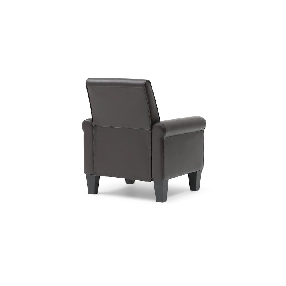 Glory Furniture Vineland Chair, Dark Brown. Picture 4