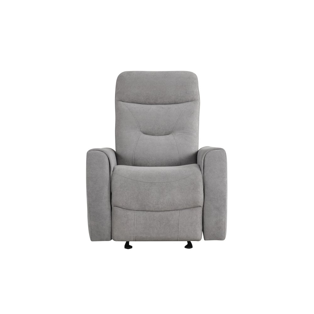 Glory Furniture Paterson Swivel Recliner, Gray. Picture 4