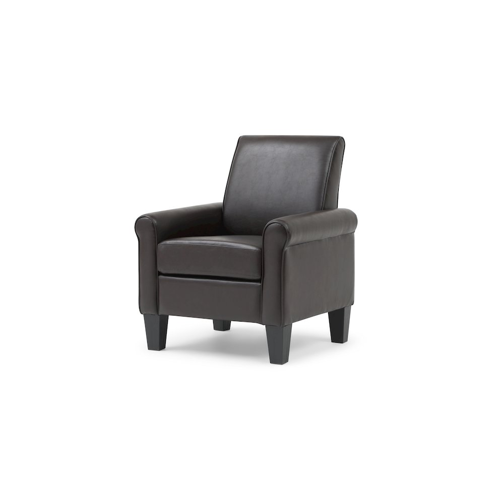 Glory Furniture Vineland Chair, Dark Brown. Picture 1