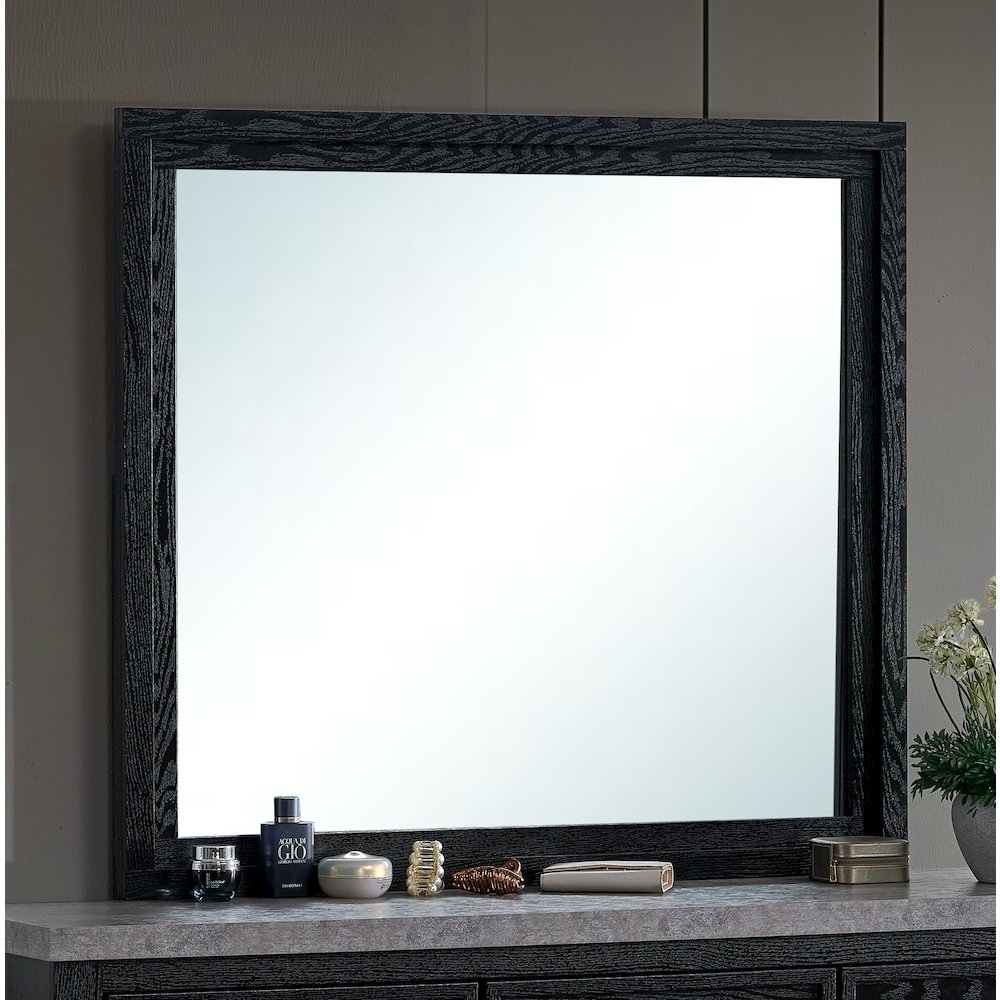 Glory Furniture Grande Mirror, Black. Picture 5