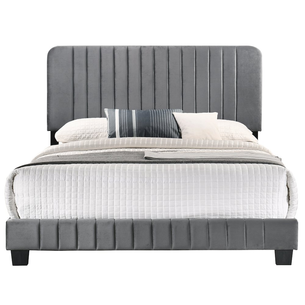 Glory Furniture Lodi King Bed in Gray Color. Picture 8