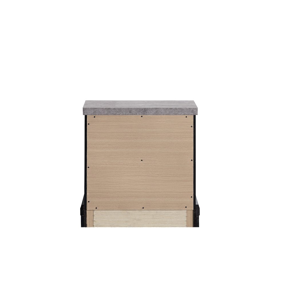 Glory Furniture Grande Nightstand, Black. Picture 3