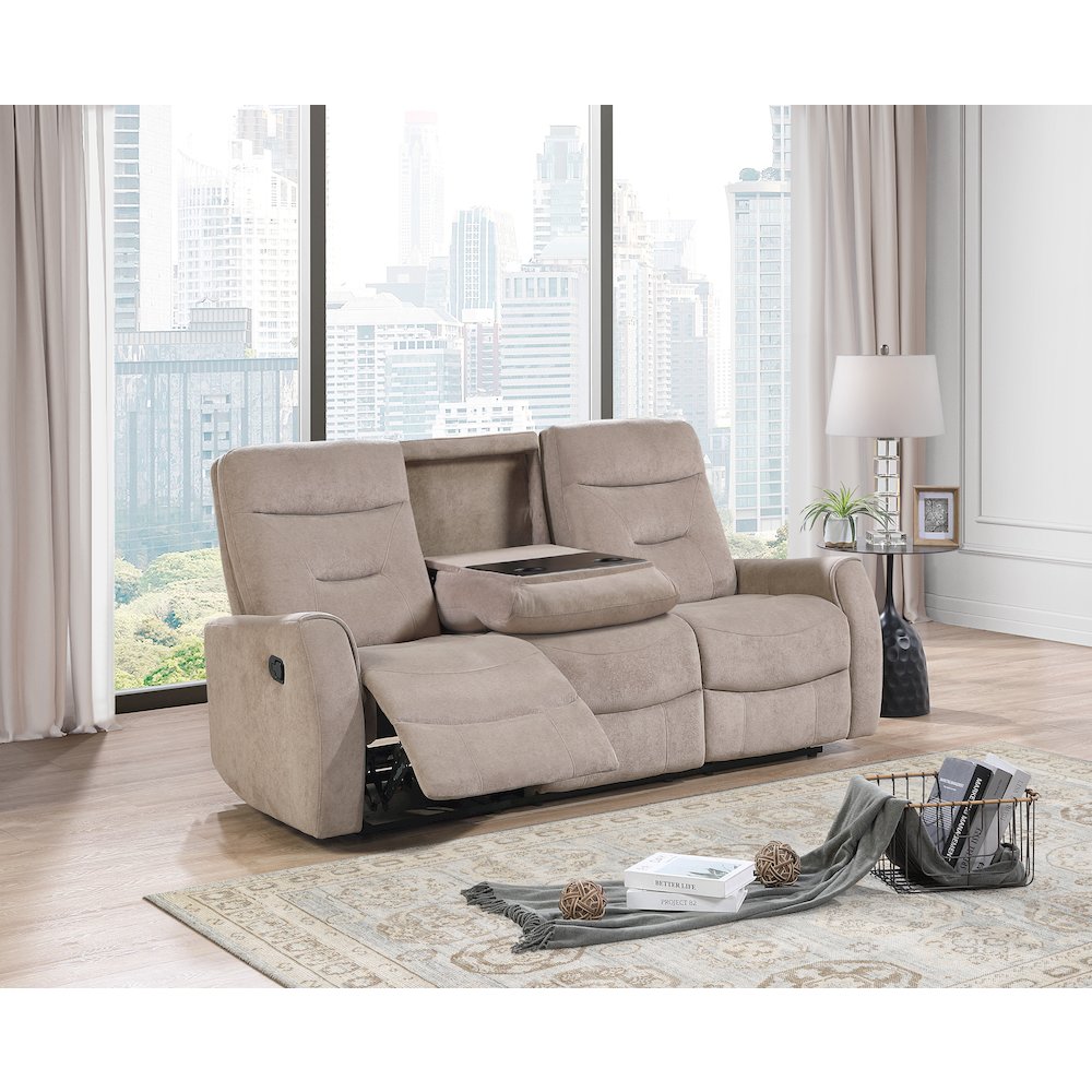 Glory Furniture Paterson Sofa, Beige. Picture 2