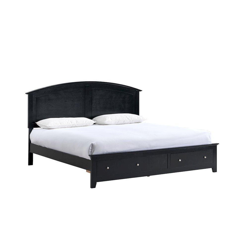 Glory Furniture Hammond Full Bed, Black Color. Picture 1