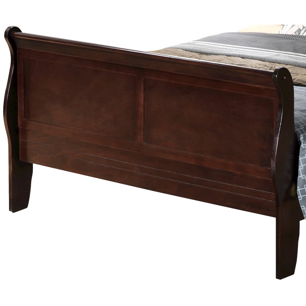 Glory Furniture Louis Phillipe King Bed in Cappuccino Color. Picture 7
