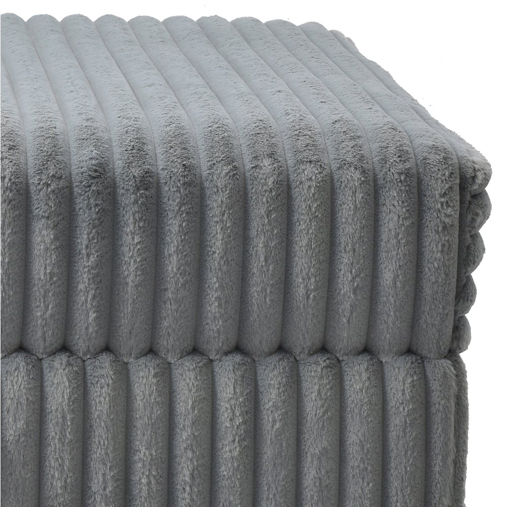 Teddy Ottoman - GRAY. Picture 6
