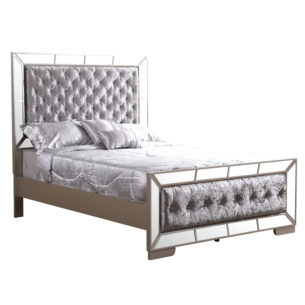 Glory Furniture Hollywood Hills King Bed in Champagne Color. Picture 5