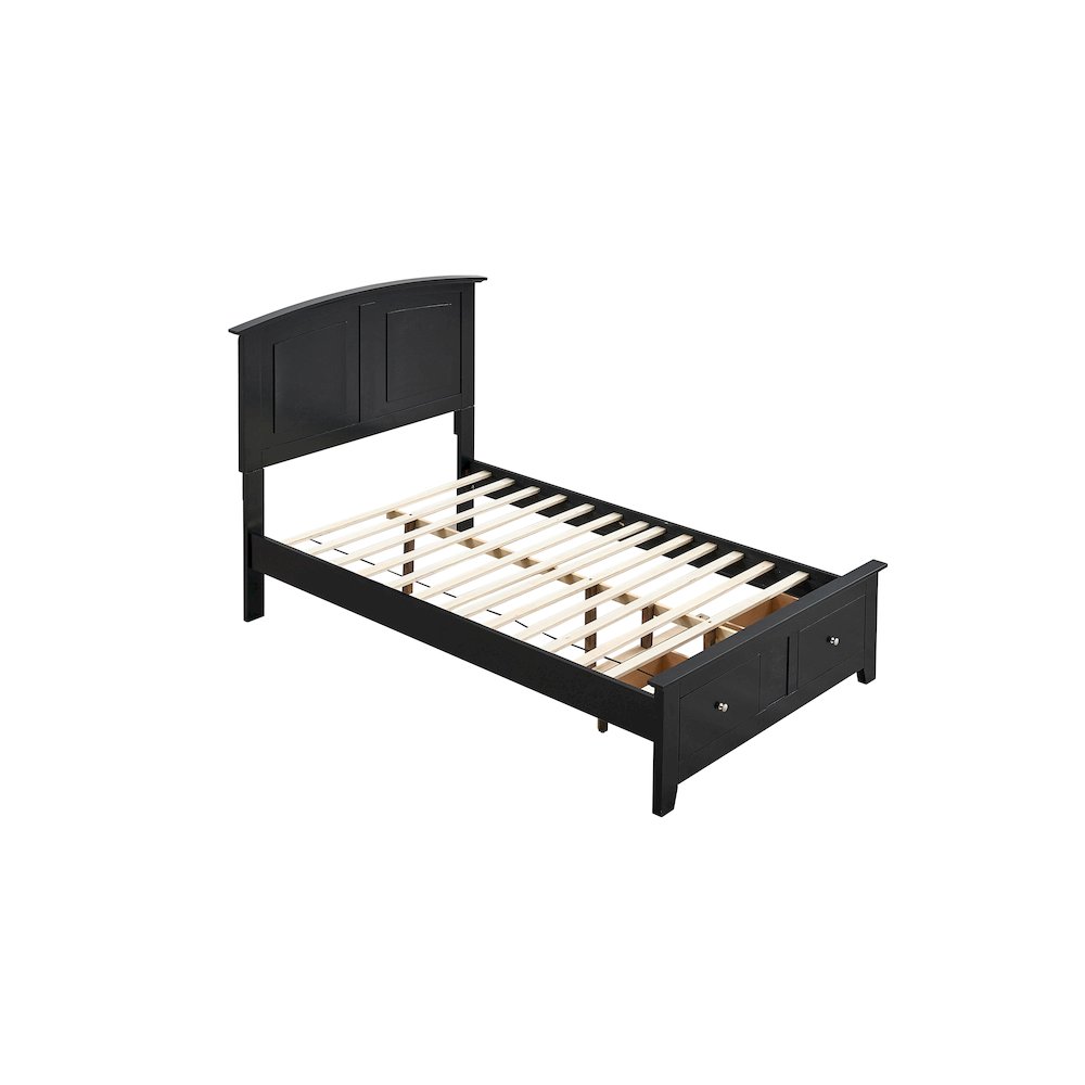 Glory Furniture Hammond Twin Bed, Black Color. Picture 2