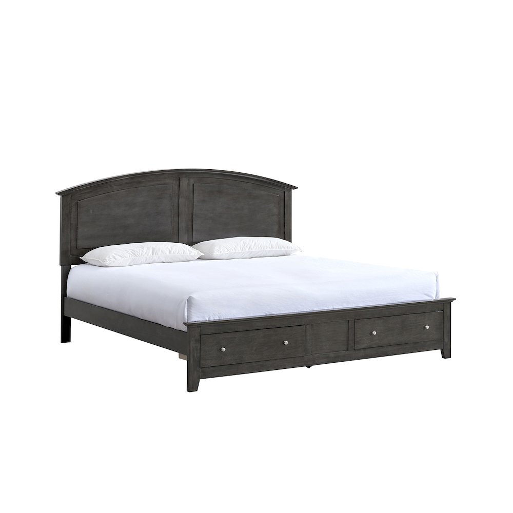 Glory Furniture Hammond Full Bed, Gray Color. Picture 1