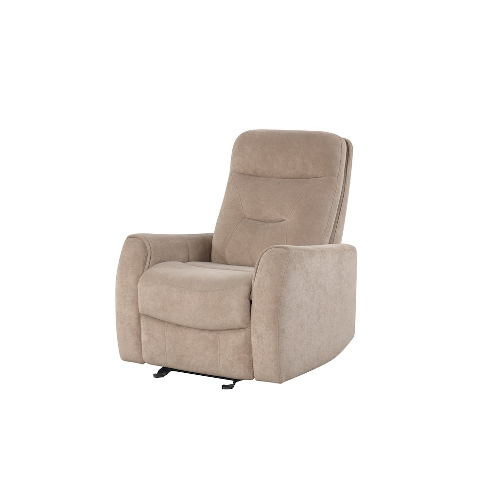 Glory Furniture Paterson Swivel Recliner, Beige. Picture 5