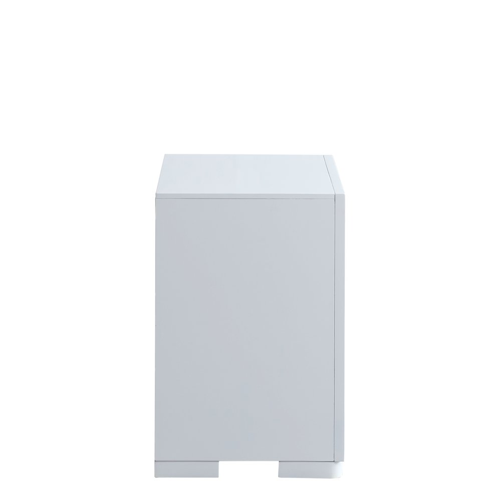 Glory Furniture Milan Nightstand, White. Picture 5