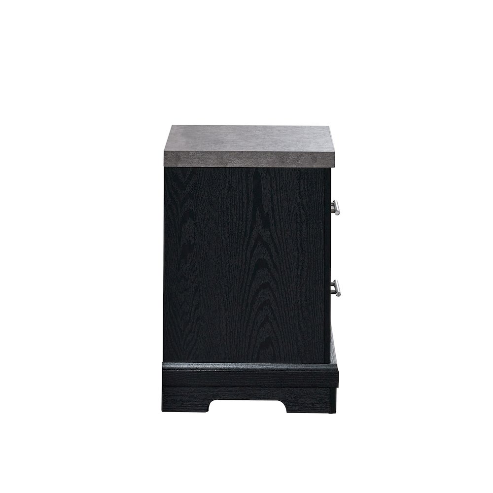 Glory Furniture Grande Nightstand, Black. Picture 5