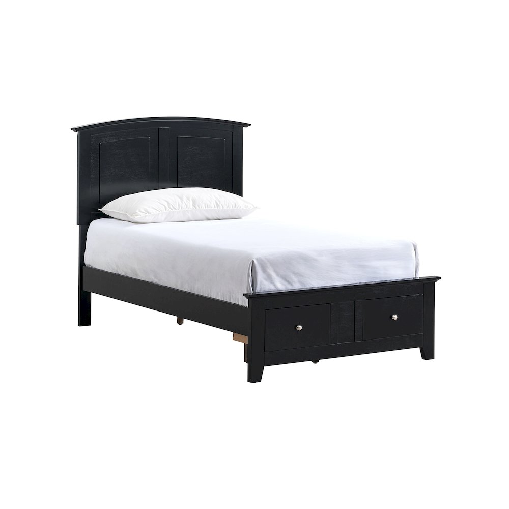 Glory Furniture Hammond Twin Bed, Black Color. Picture 1