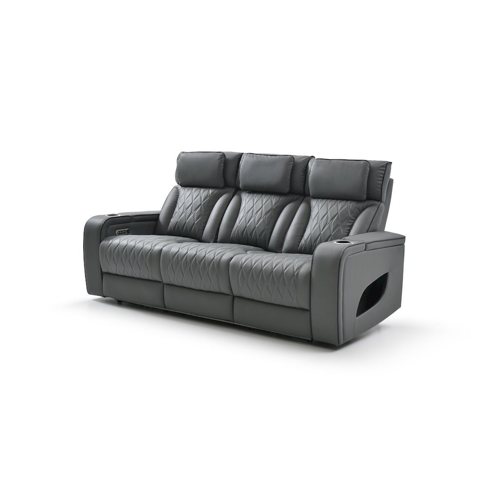 Glory Furniture Lumin Sofa, Gray. Picture 1