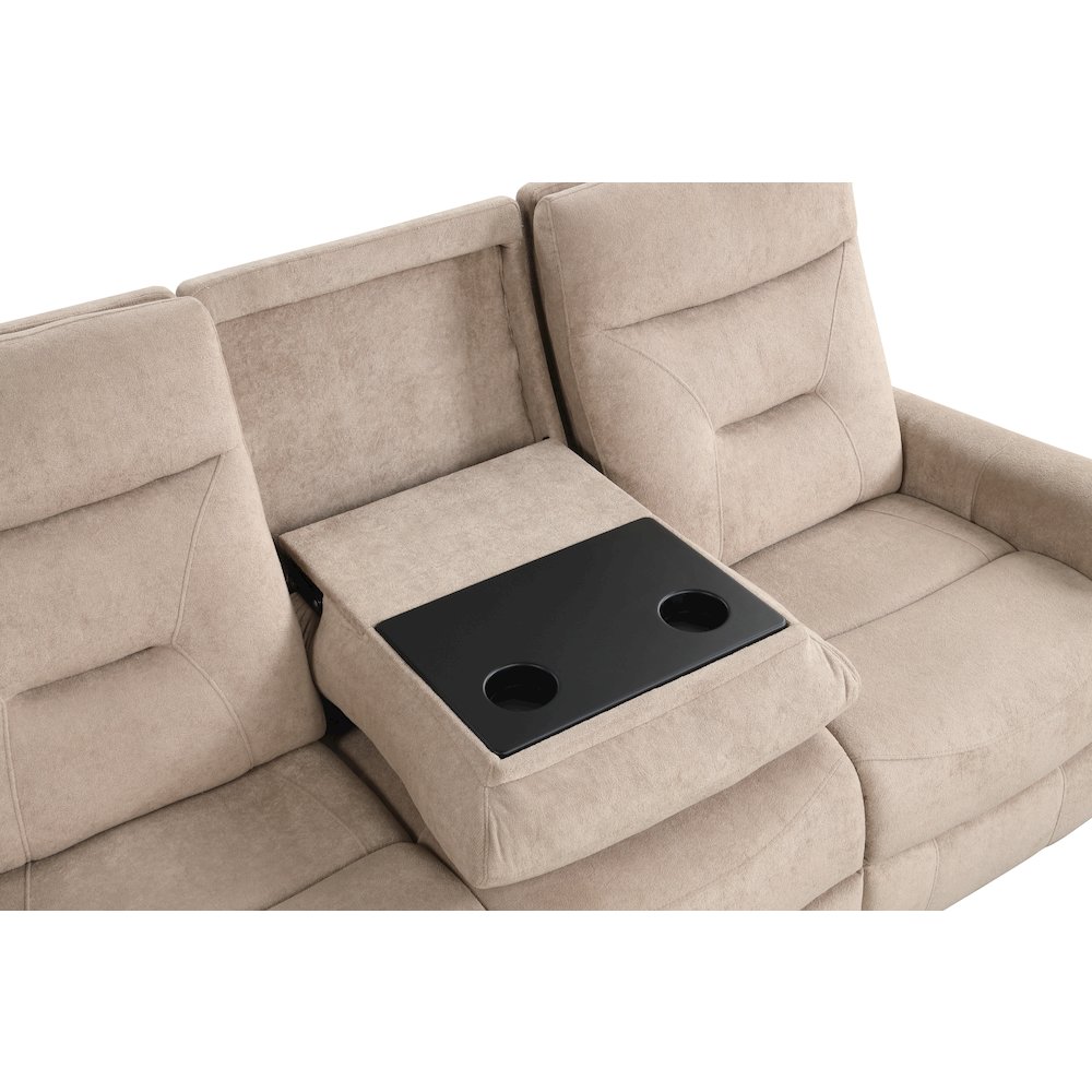 Glory Furniture Paterson Sofa, Beige. Picture 4