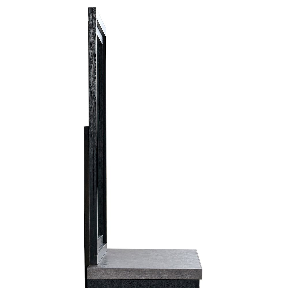 Glory Furniture Grande Mirror, Black. Picture 3