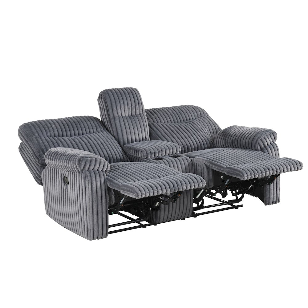 Glory Furniture Comfy Loveseat, Gray Color. Picture 6