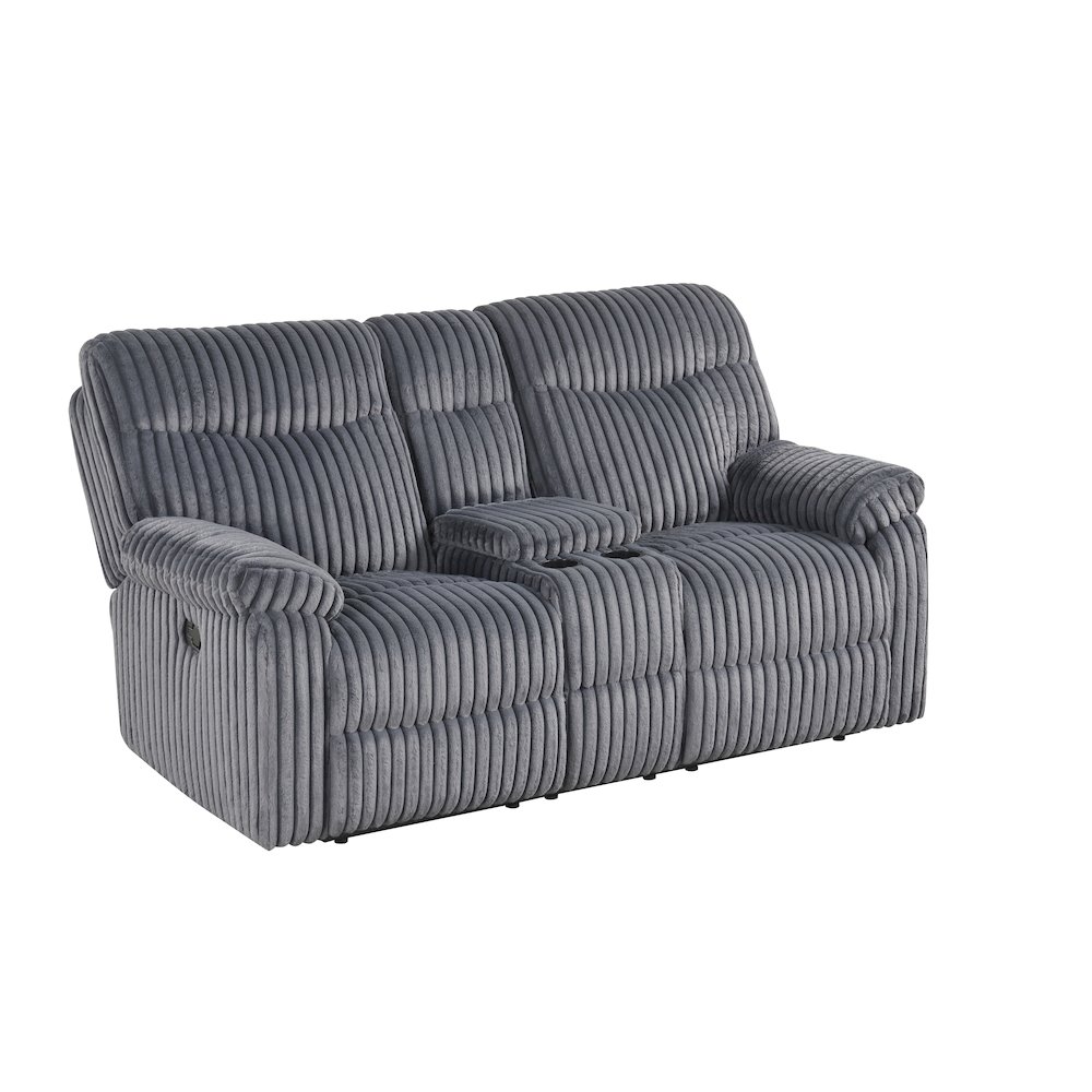 Glory Furniture Comfy Loveseat, Gray Color. Picture 1