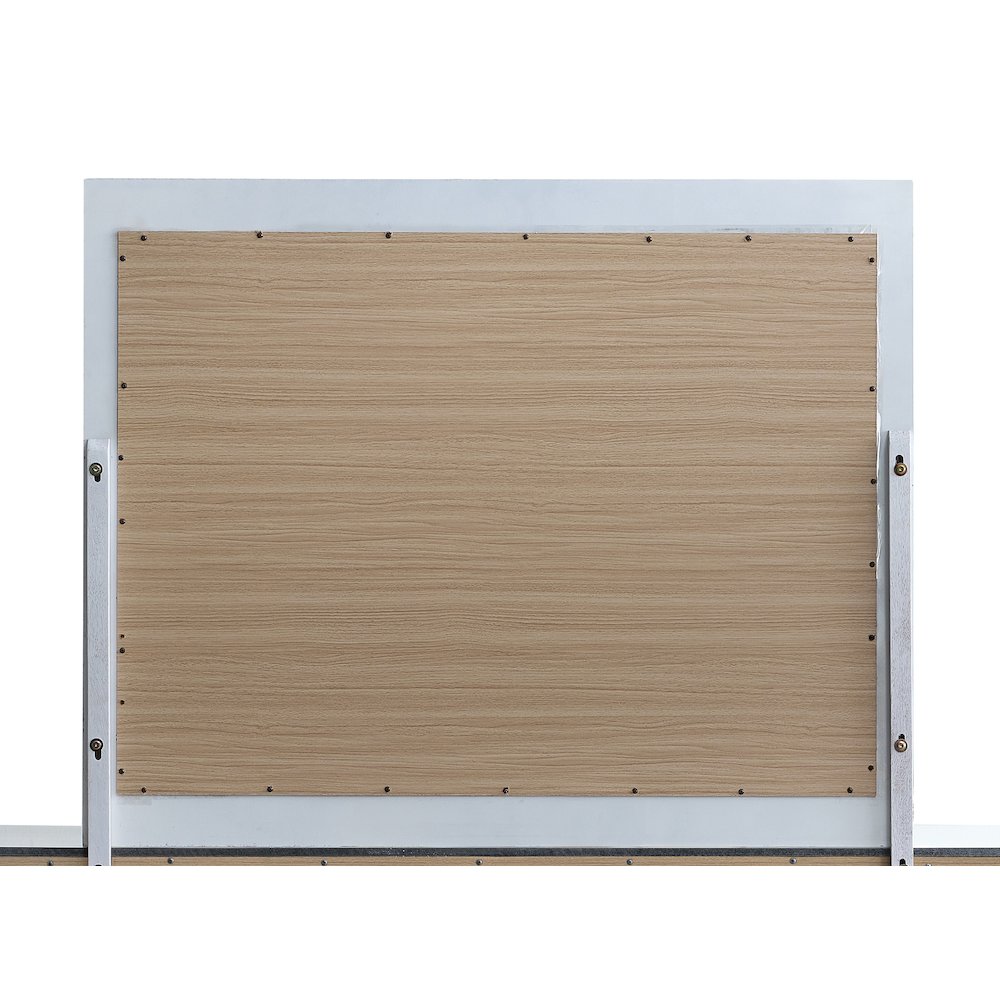 Glory Furniture Milan Mirror, White. Picture 2