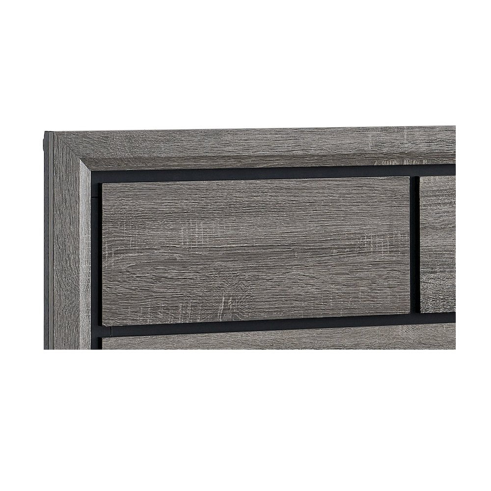 Contemporary Glasgow Queen Bed ( 2 Boxes) , Gray. Picture 2