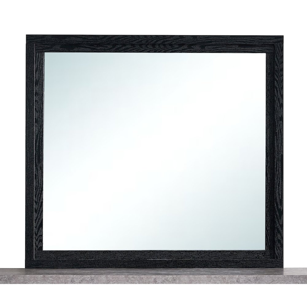 Glory Furniture Grande Mirror, Black. Picture 1