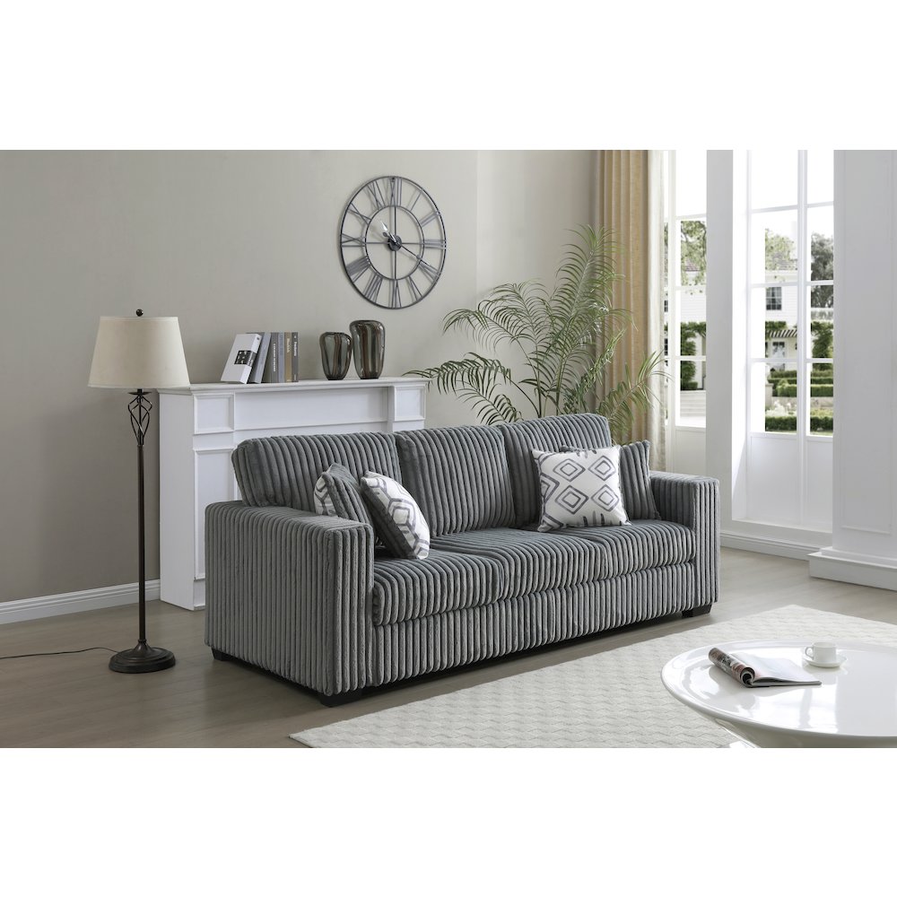 Teddy Loveseat - GRAY. Picture 2