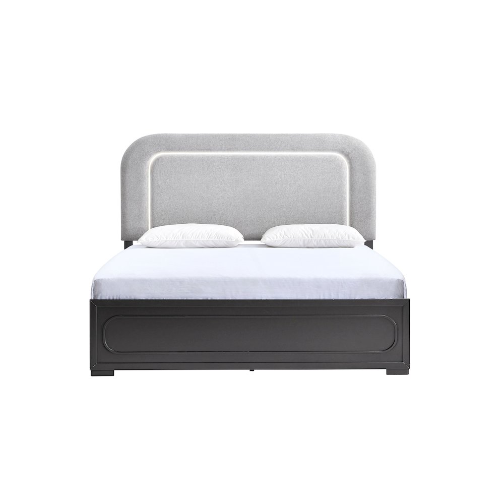 Glory Furniture Wave King Bed, Wenge. Picture 5
