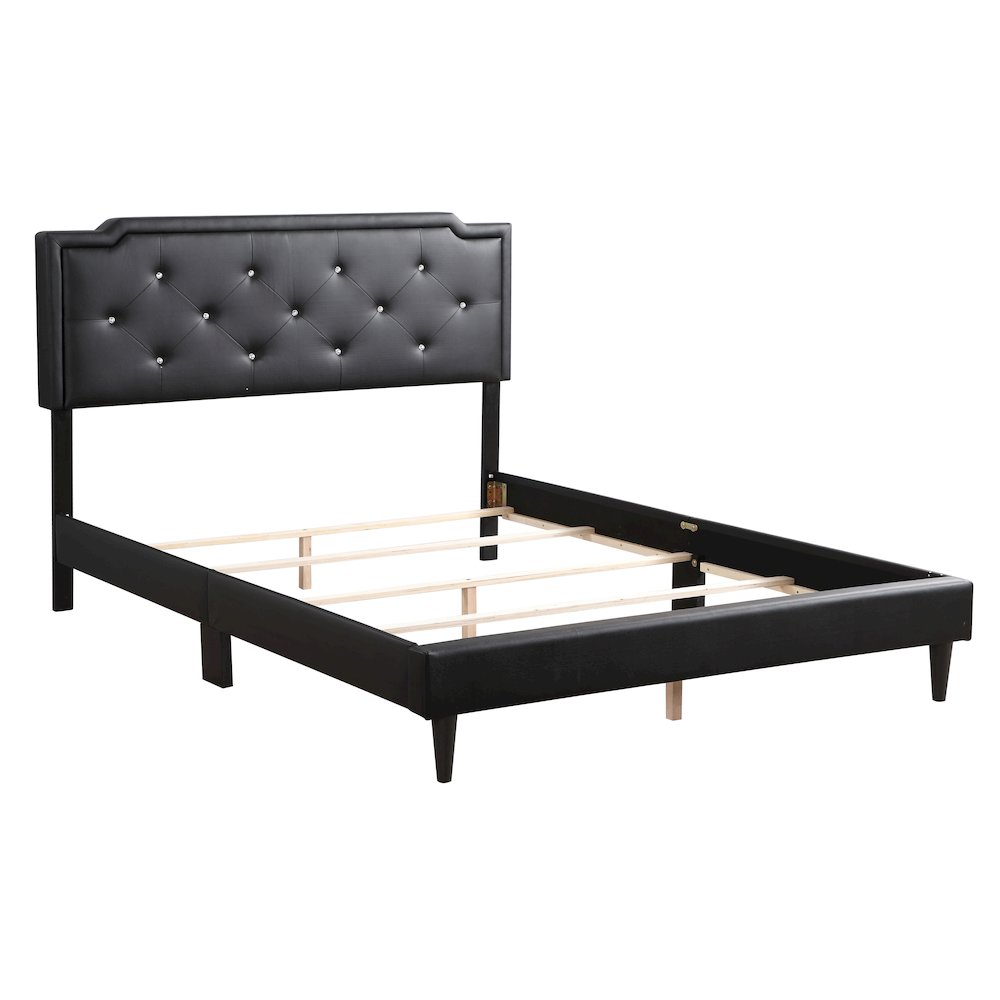 Glory Furniture Deb Full Bed in Black Color. Picture 10