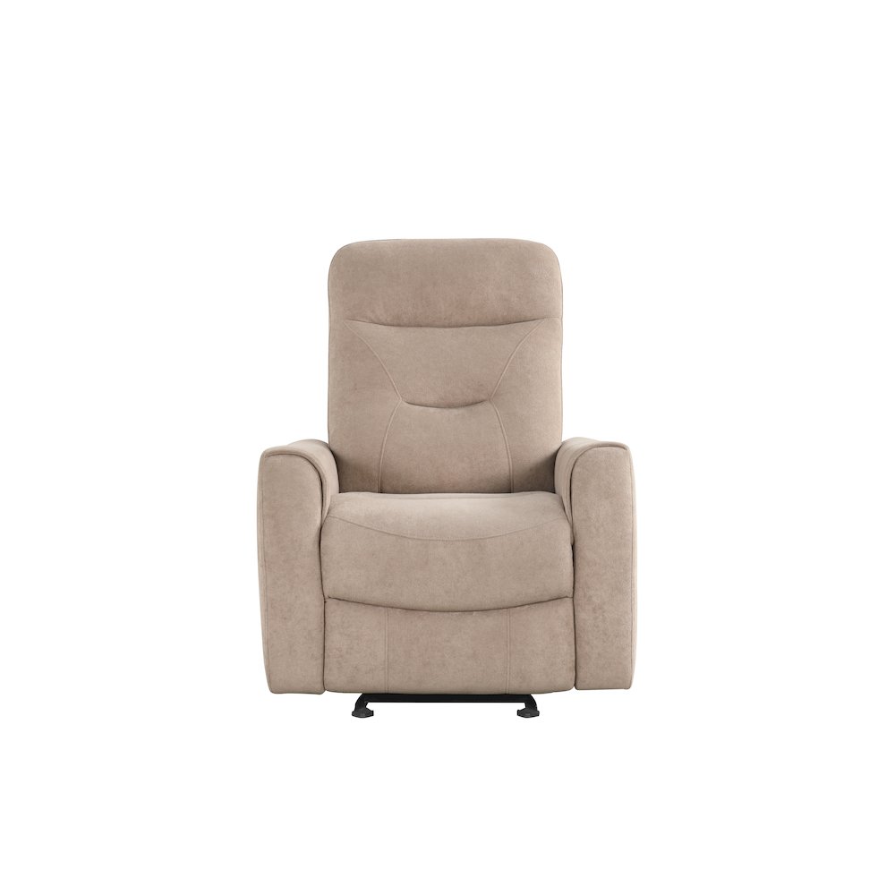 Glory Furniture Paterson Swivel Recliner, Beige. Picture 4