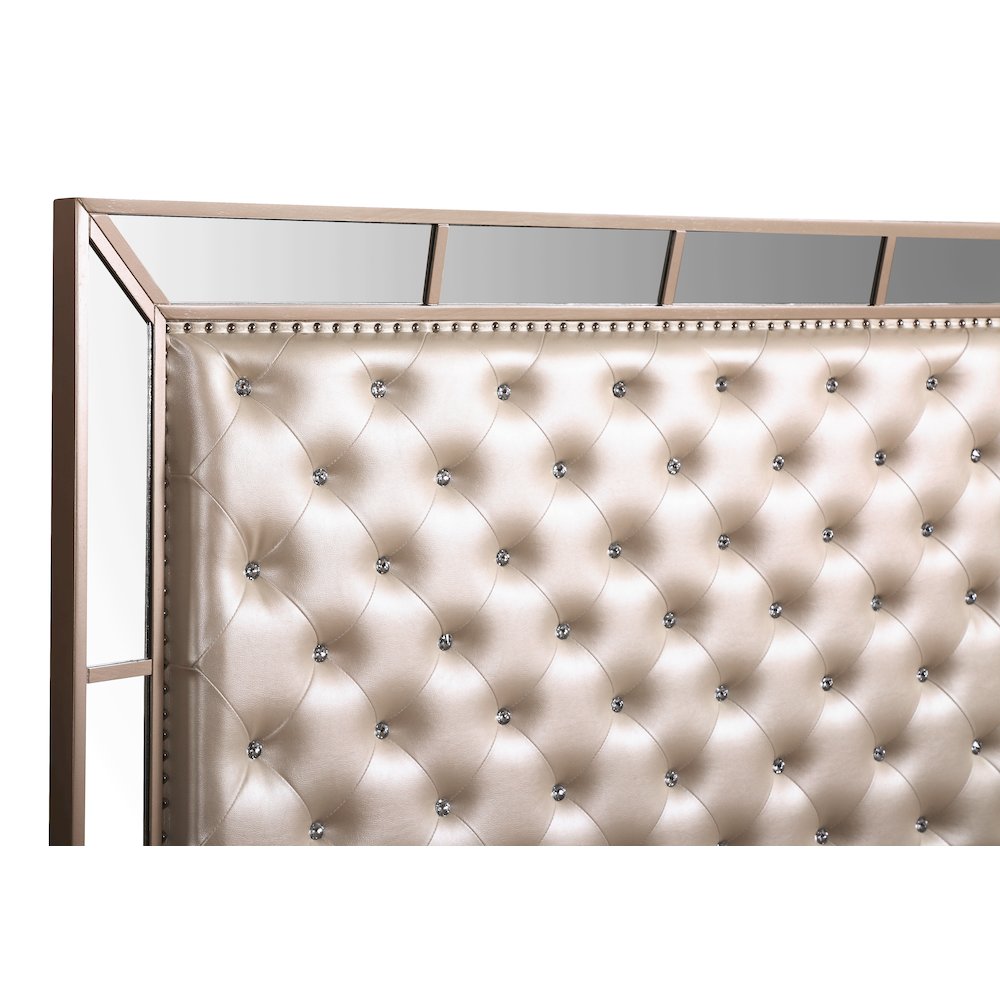 Glory Furniture Hollywood Hills Full Bed in Pearl Color. Picture 11