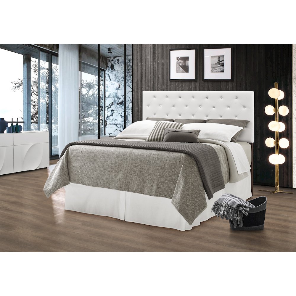Glory Furniture Super Nova Full Headboard in White Color. Picture 6