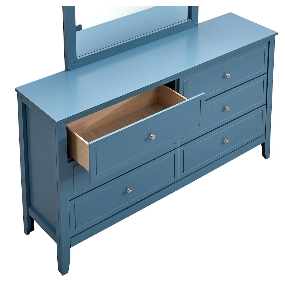 Transitional Daniel Dresser, Teal. Picture 3
