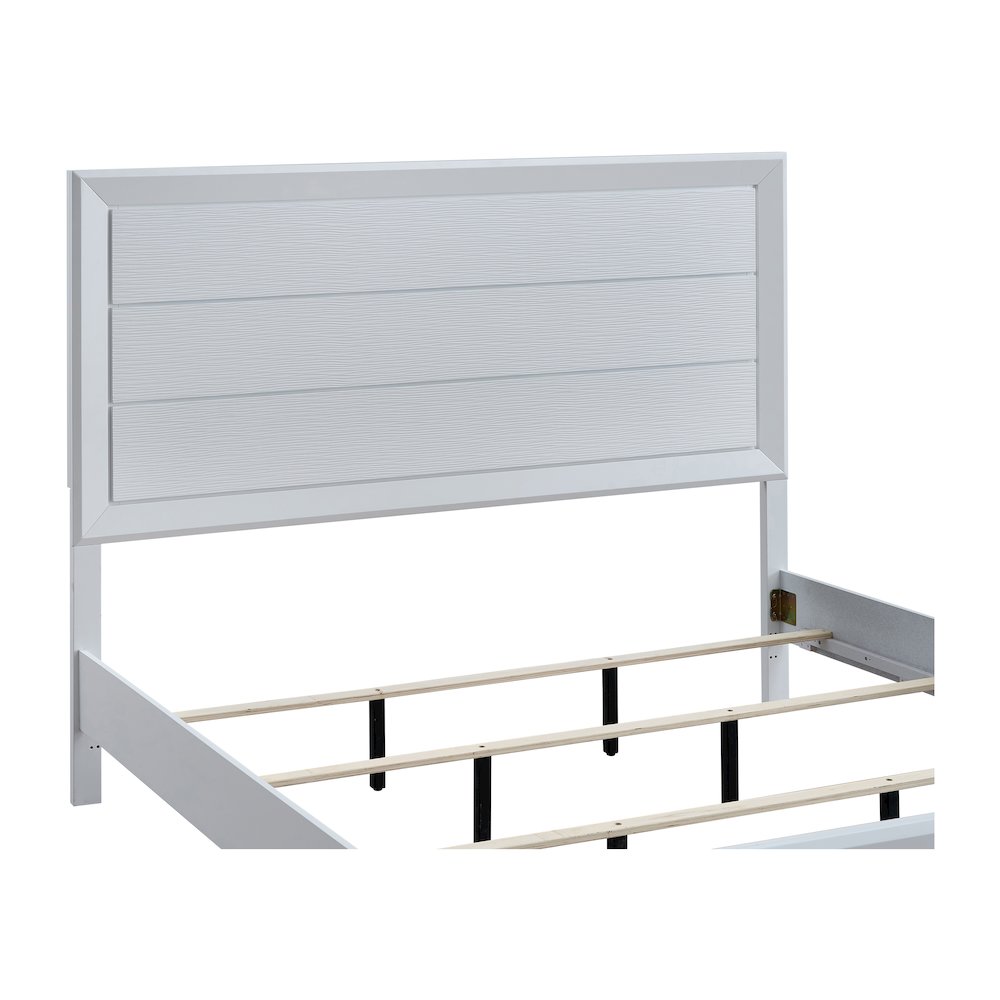 Mars King Bed White. Picture 5