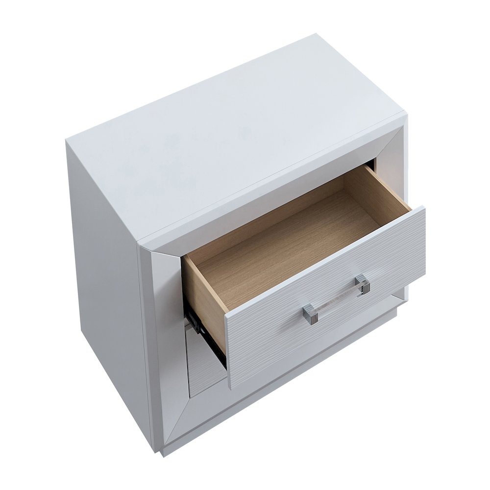 Mars Nightstand, White. Picture 3