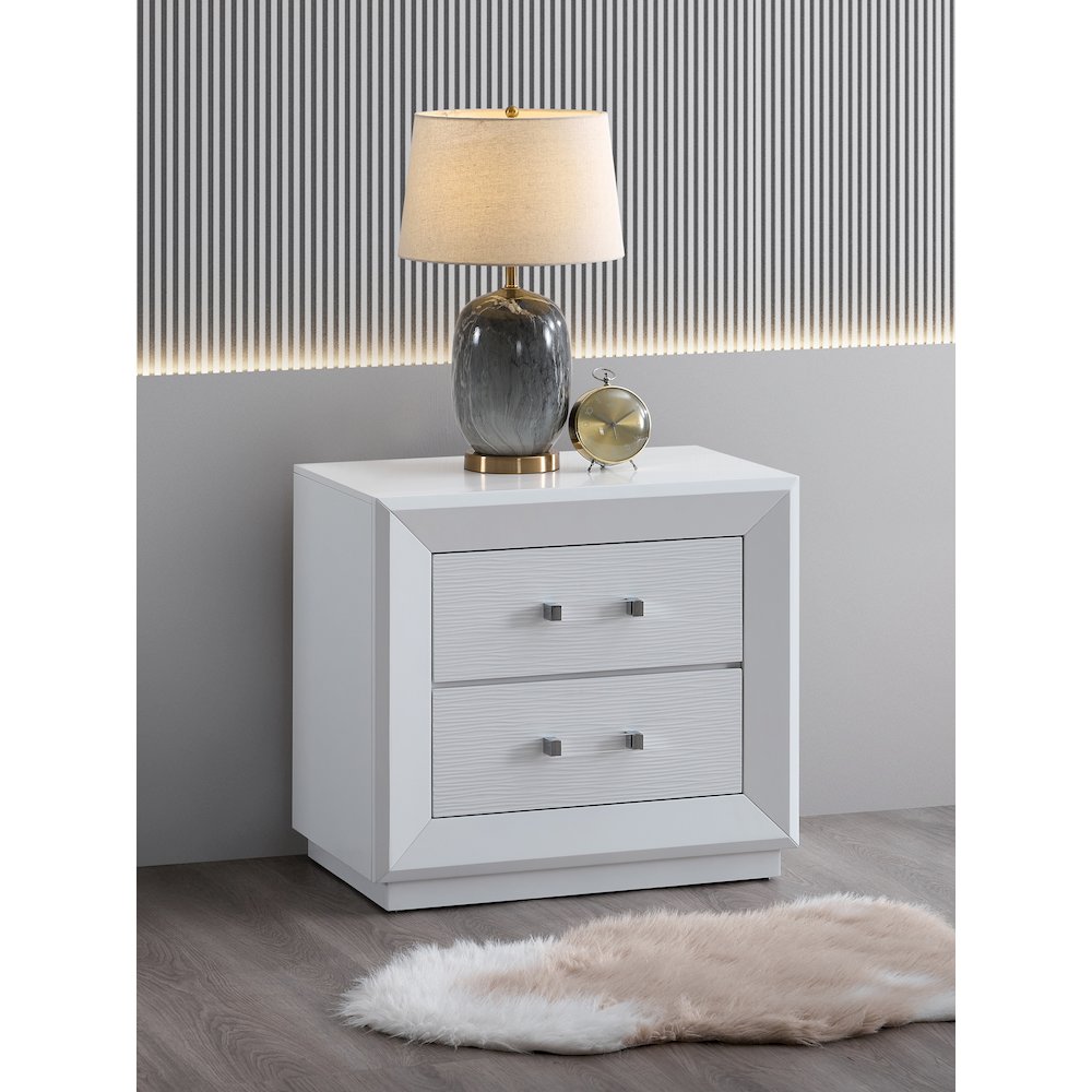 Mars Nightstand, White. Picture 4