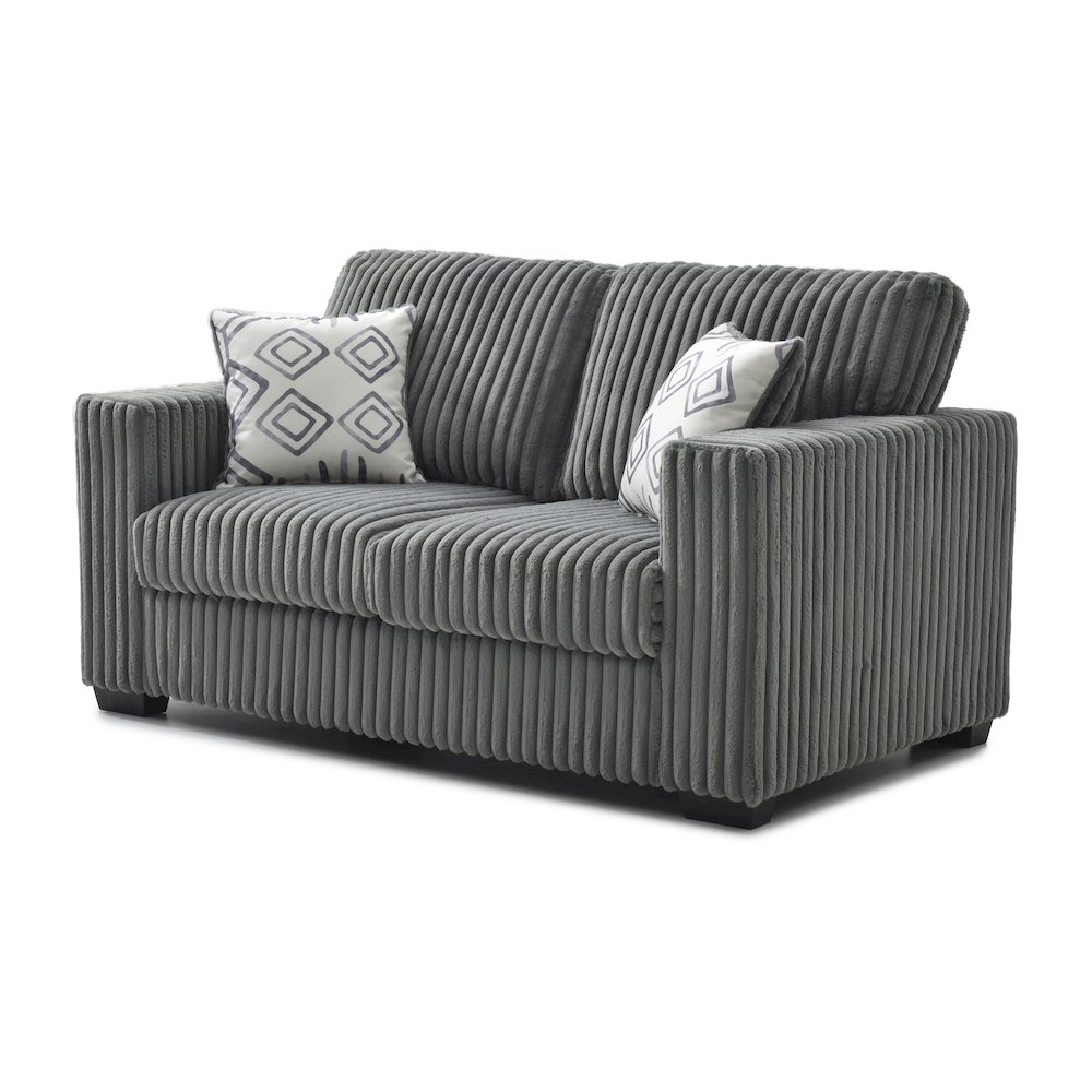 Teddy Loveseat - GRAY. Picture 1