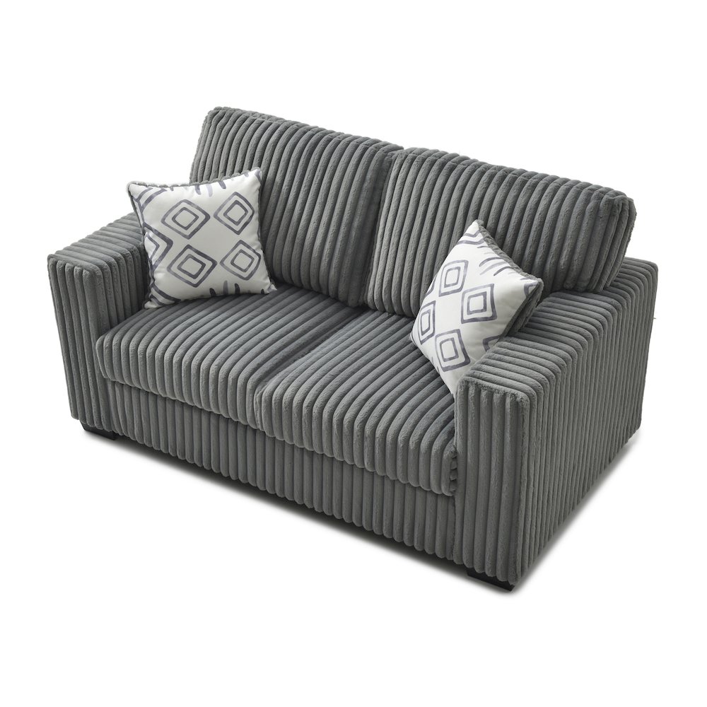 Teddy Loveseat - GRAY. Picture 3