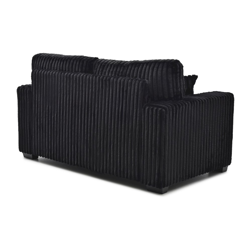 Teddy Loveseat - BLACK. Picture 4