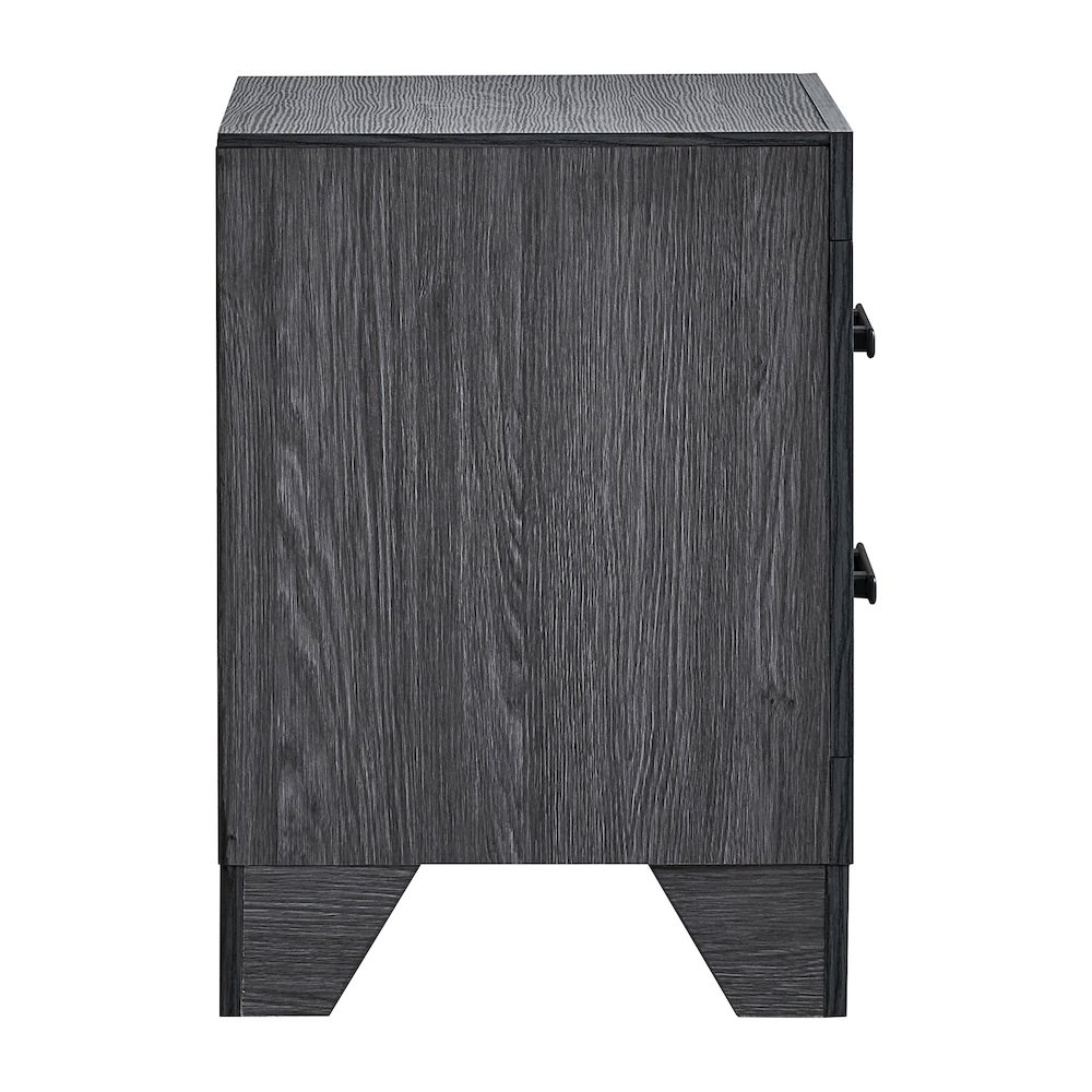 2-Drawer Nightstand with Dovetail Drawers, Modern Bedside Table for Bedroom. Picture 4