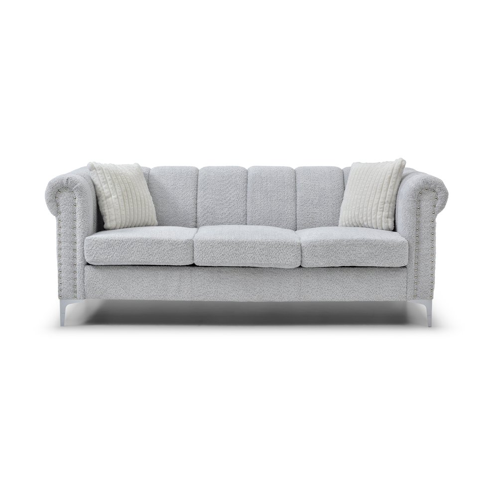 Glory Furniture Sammy Sofa, Gray Color. Picture 2