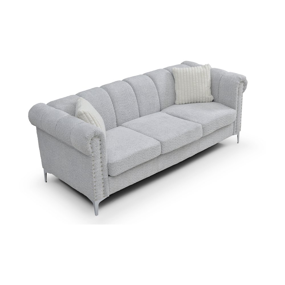 Glory Furniture Sammy Sofa, Gray Color. Picture 3