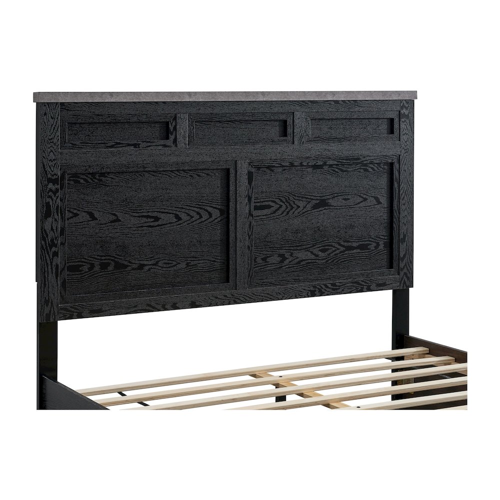 Glory Furniture Grande Queen Bed, Black. Picture 5