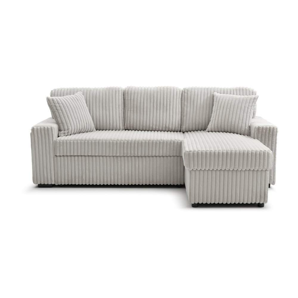 Connie Sofa Bed Chaise, Ivory. Picture 3