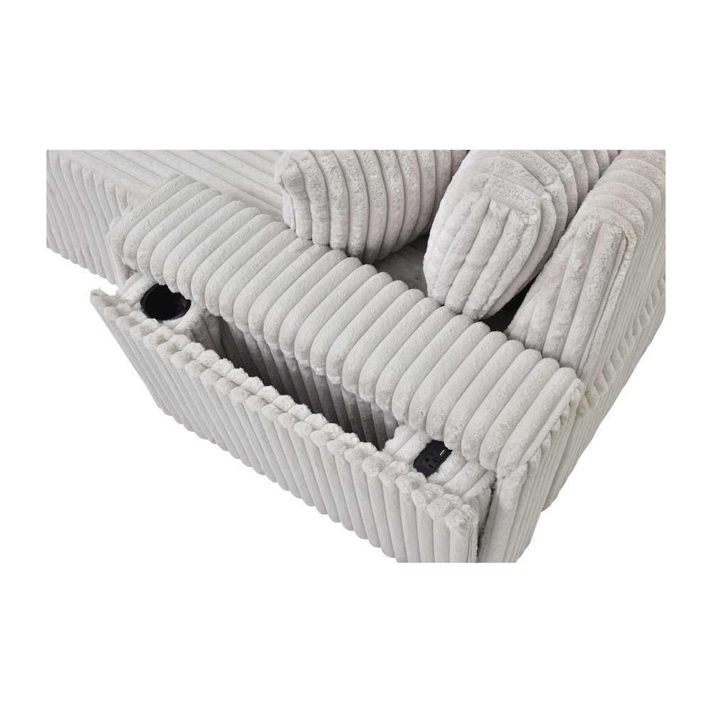 Connie Sofa Bed Chaise, Ivory. Picture 6